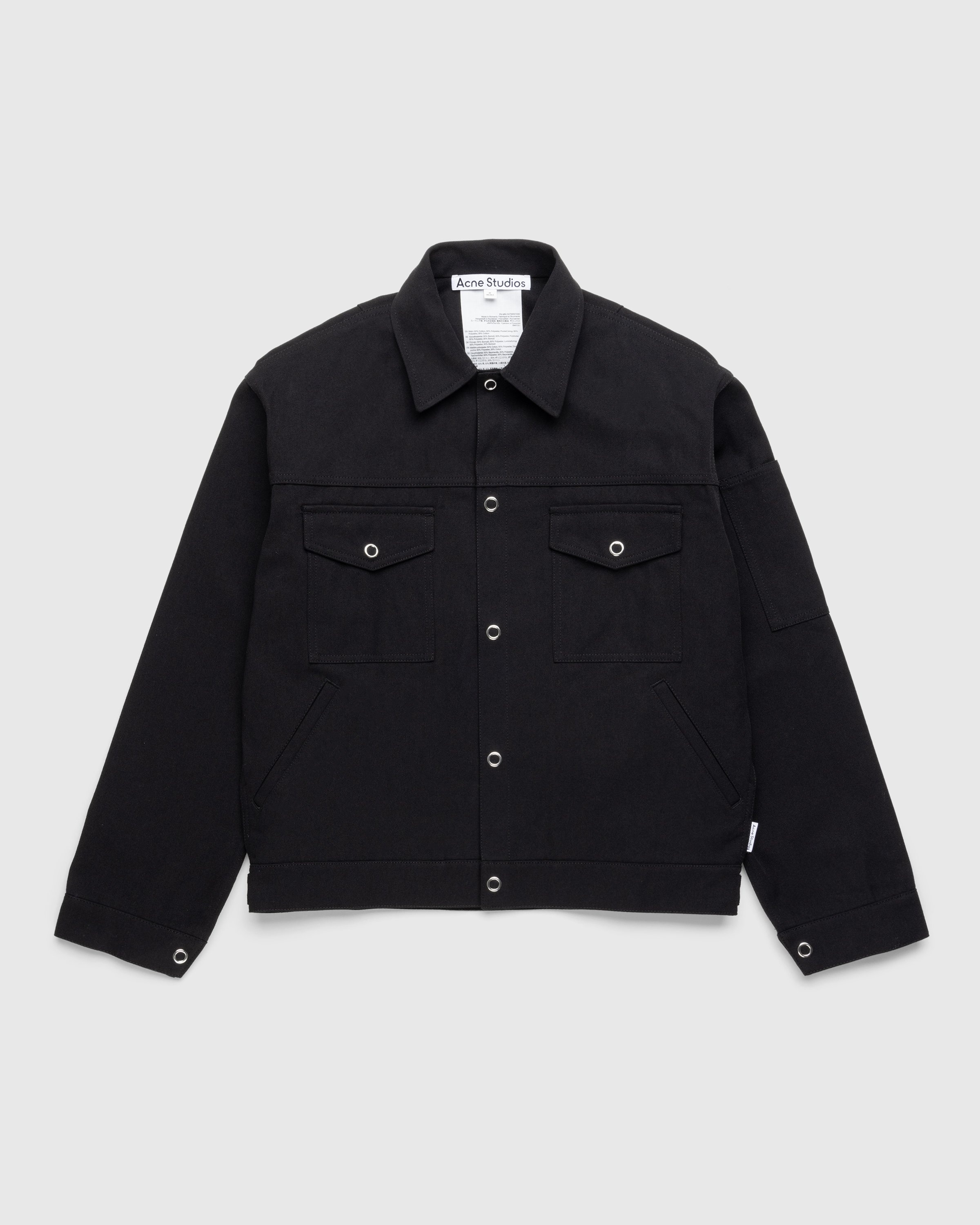 Acne Studios Twill Jacket Black Highsnobiety Shop